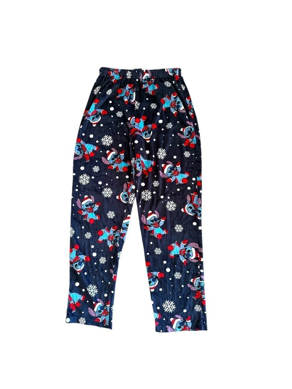 Disney Stitch Women’s Christmas Fleece Pajama Pants – Size M - Picture 2 of 4